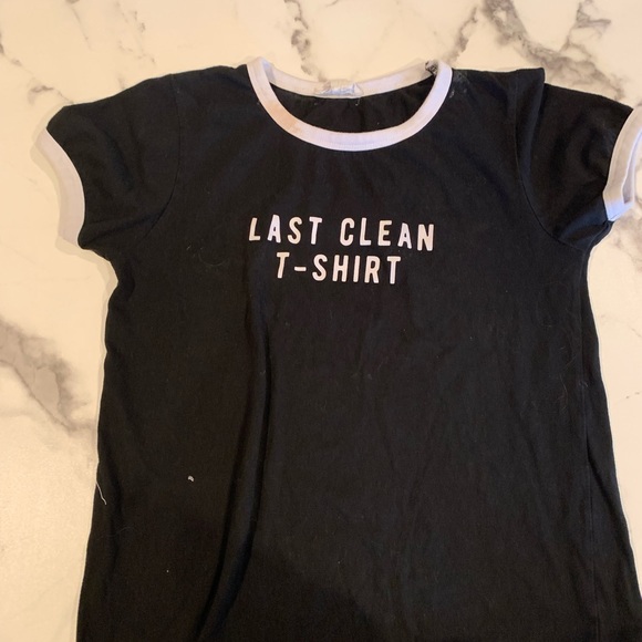Short sleeve T-shirt with “my last clean T-shirt“ print on the chest size medium - Picture 5 of 5